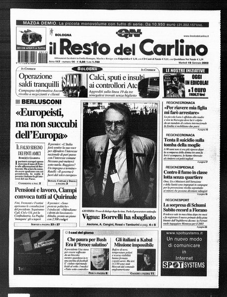 Il Resto del Carlino : giornale dell'Emilia